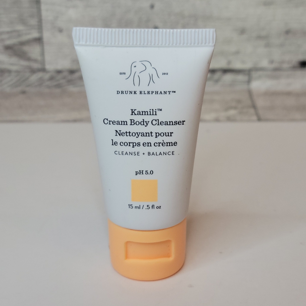 Drunk Elephant Kamili Cream Body Cleanser Travel - Sample Size 0.5oz New